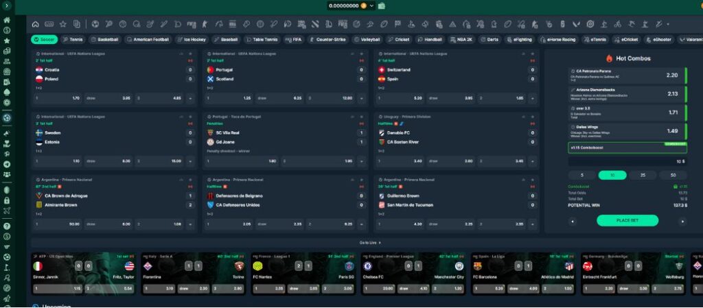 tg casino sports betting market