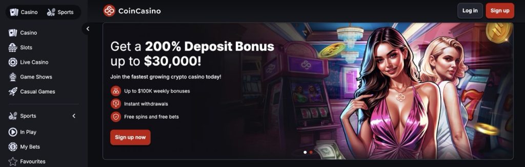 coincasino Cruks en toch gokken