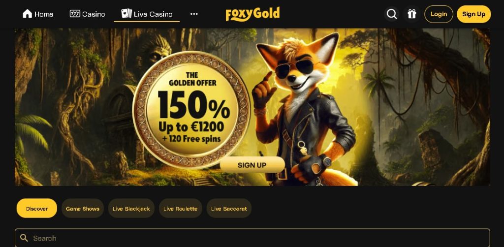 iDEAL casino FoxyGold Casino welkomstbonus