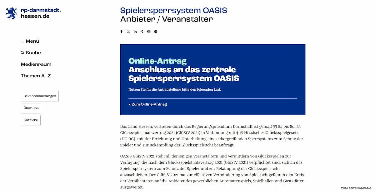 Antrag Aufhebung Spielersperre GlüStV 2021