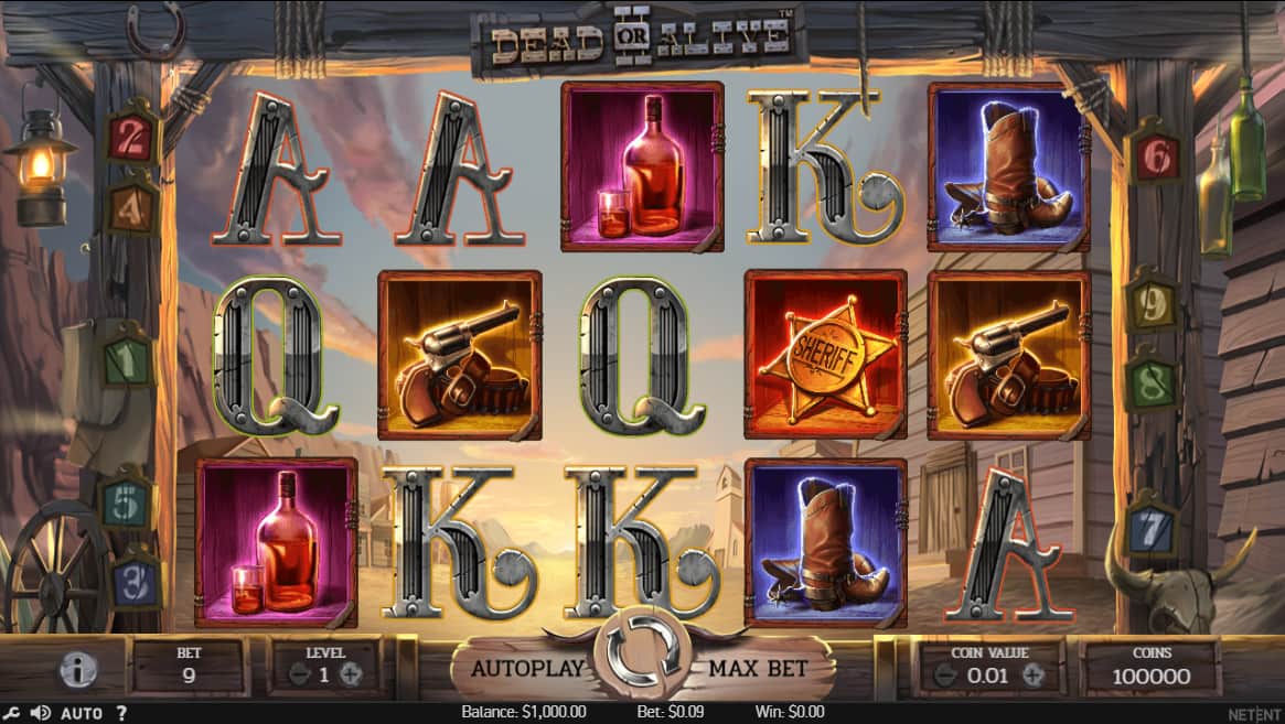 dead or alive slot