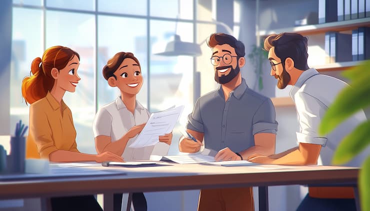 Coinpectra editorial team working out the editorial policy.