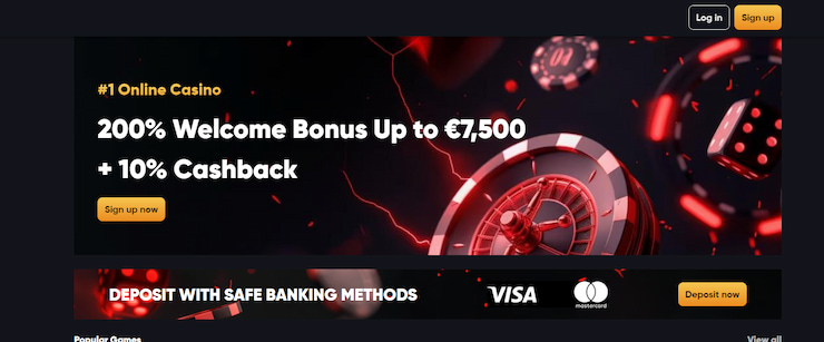 instant casino welcome bonus