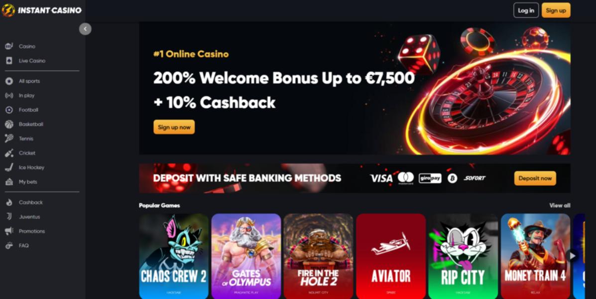 Instant Casino – Casino and Sports Decentralized Gambling in One Place