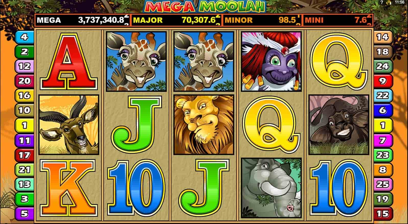 mega moolah slot