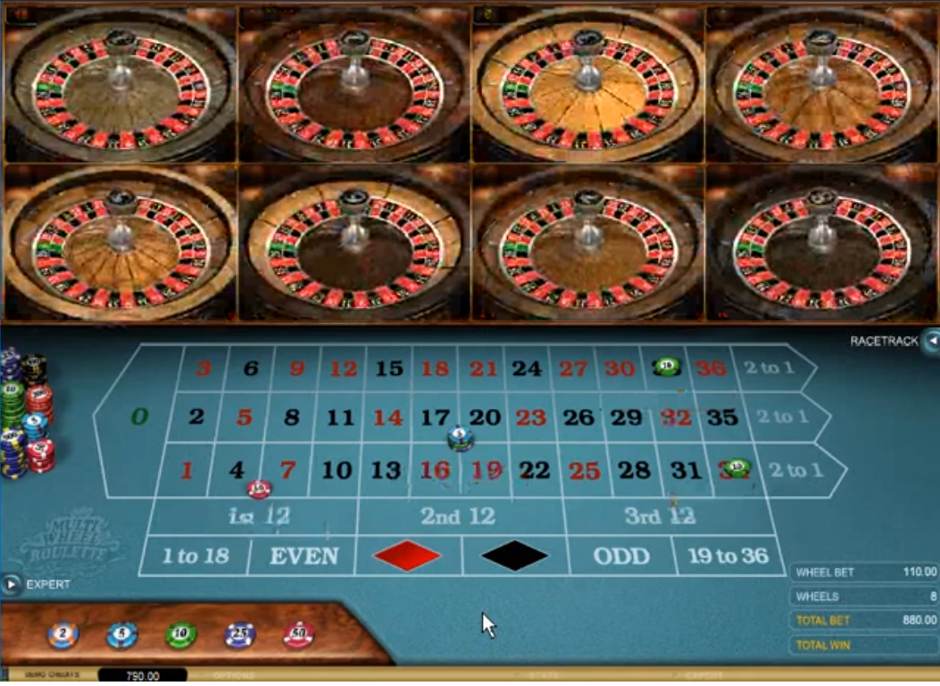 Multi-Wheel Roulette game