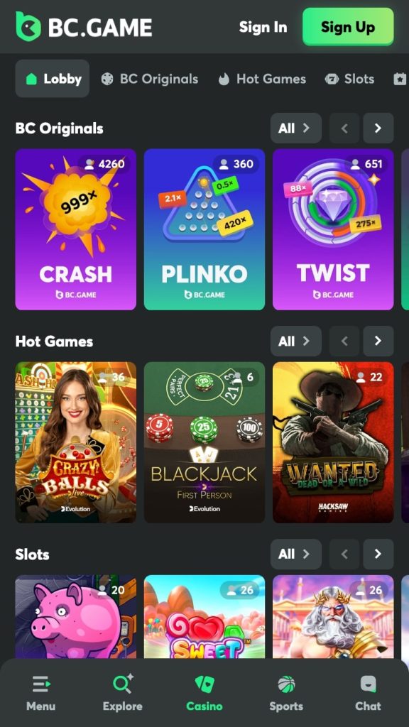 BC Game Ripple casino