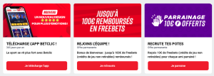 bonus de bienvenue site de paris sportif