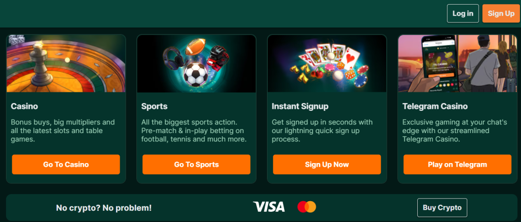 Možnosti v online casinu TG.casino