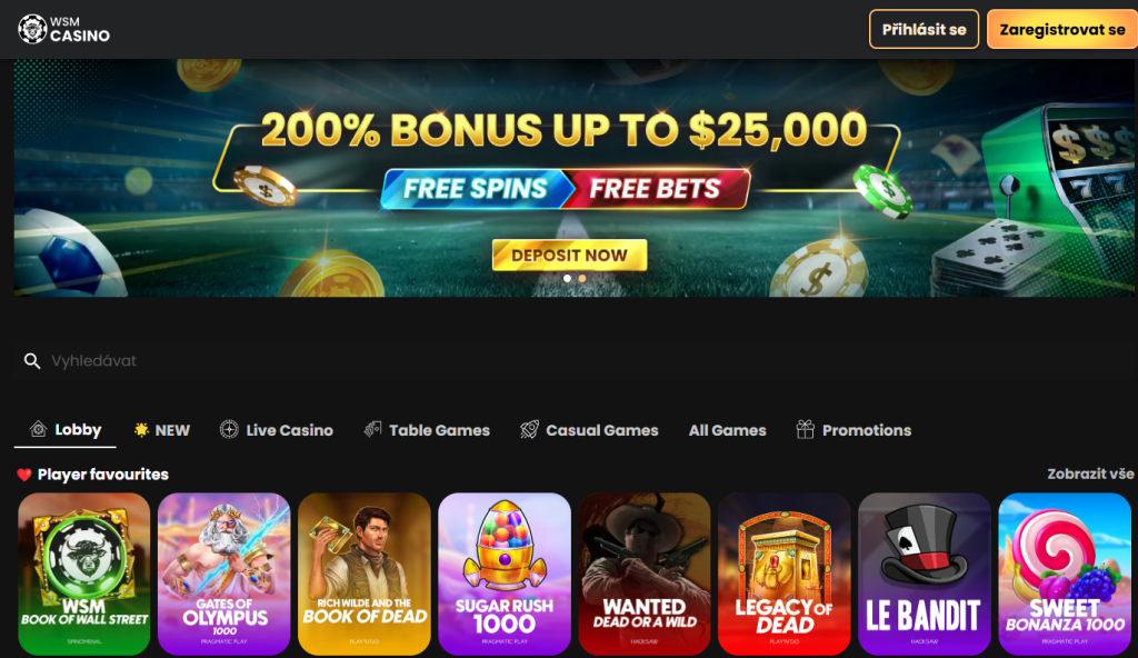 Online WSM casino