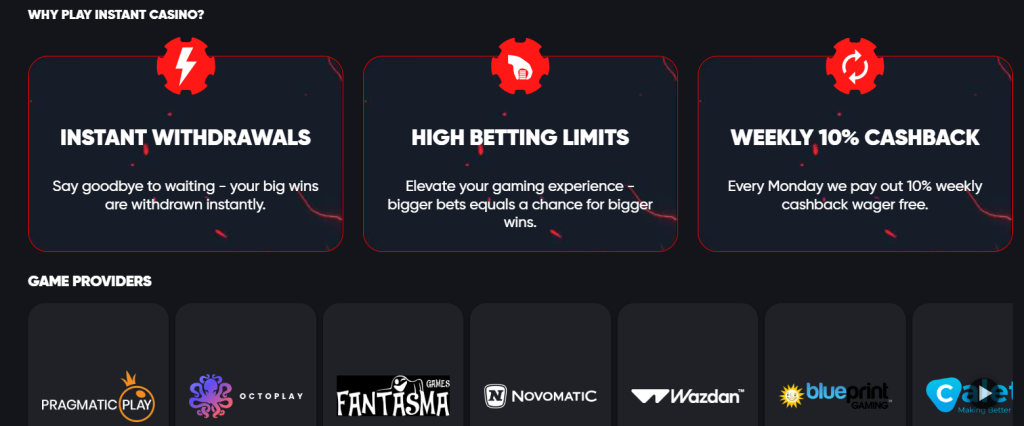 Proč hrát v novém casinu Instant casino