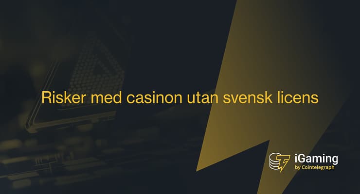 Risker med att spela utan licens