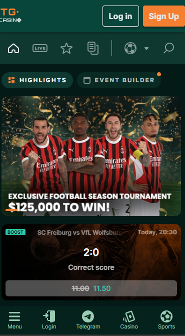 tg new online casino