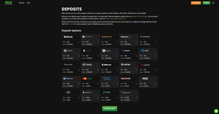wild-casino-deposits