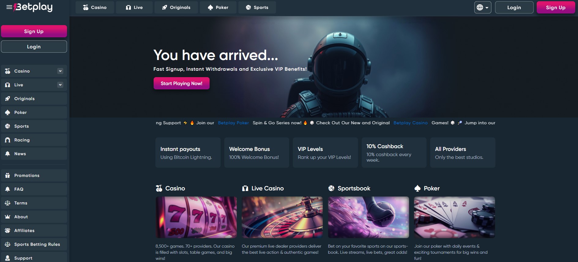 BetPlay - USD Coin (USDC) Casinos