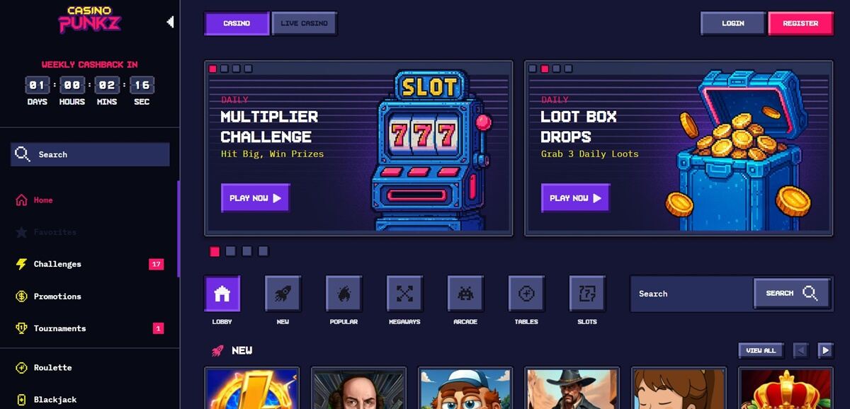 CasinoPunkz – VPN-Friendly Litecoin Casino Offering Huge Bonus Limits
