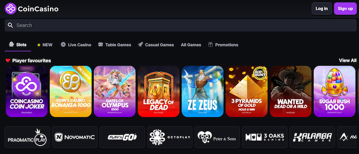 coincasino telegram casino games