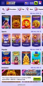 Spinbara - one of the best casino apps in Ontario