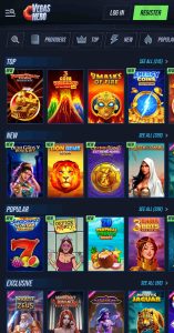 Vegas Hero - one of the best casino apps in Ontario