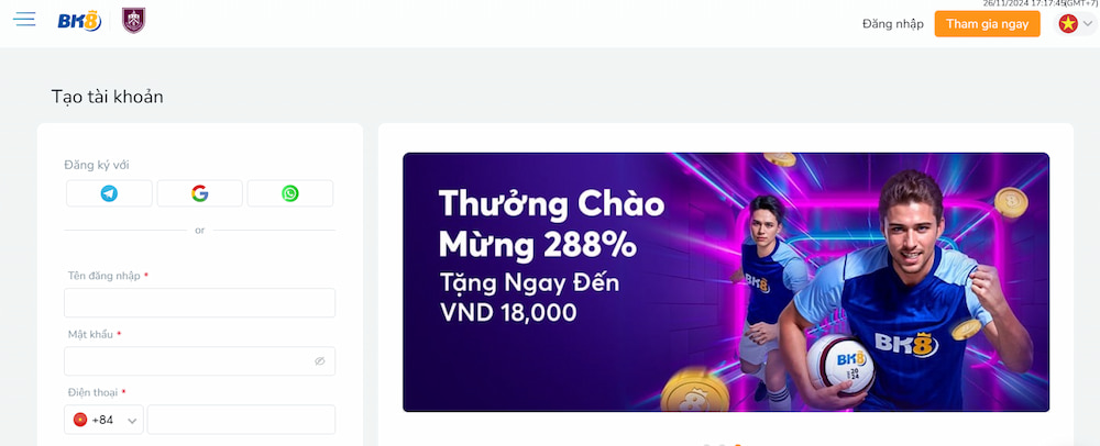 Mở tài khoản chơi mậu binh tại nhà cái