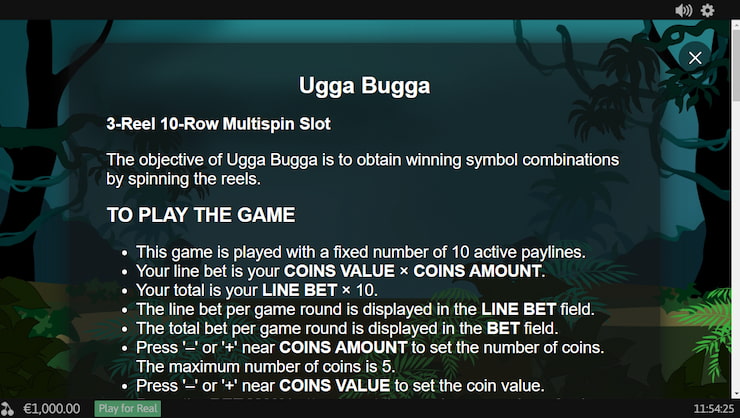Ugga Bugga Game Rules Desktop