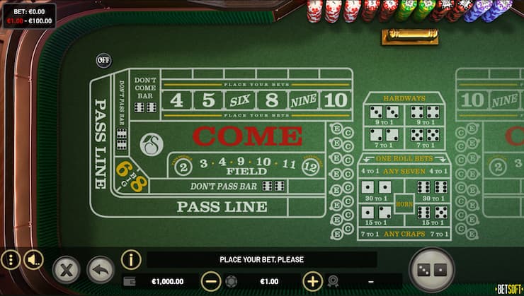 A snapshot of Craps at the best craps casinos for US players