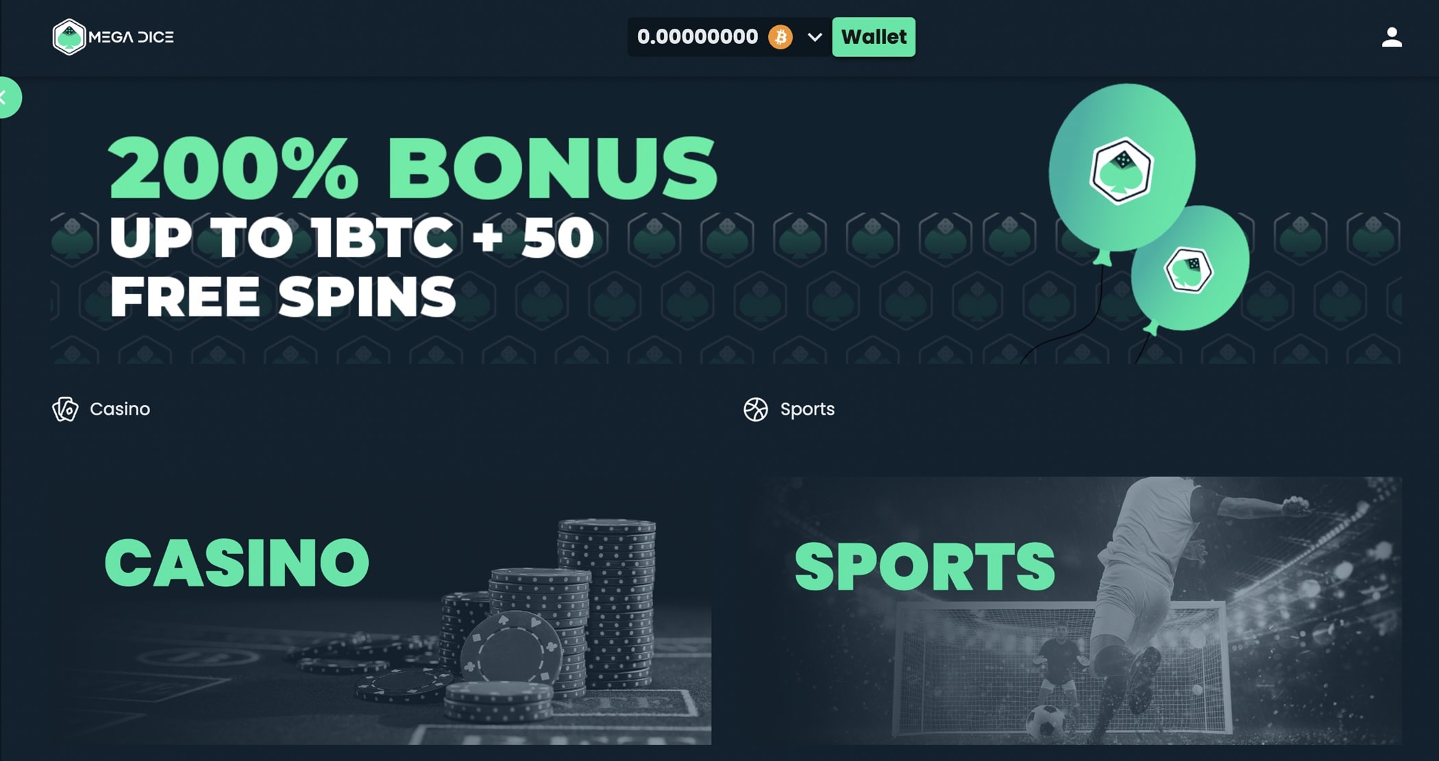 Mega Dice – Full-Service Crypto Platform Including BNB Sports Betting