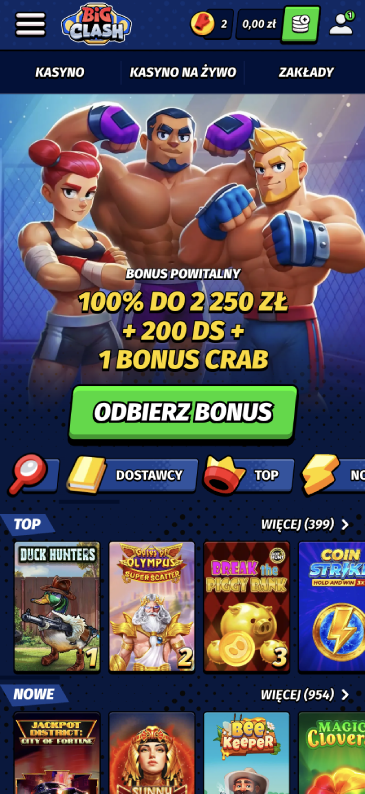 Big Clash kasyno