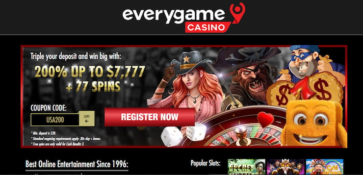 everygame casino welcome bonus for mastercard sports bettors