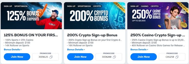 Sportsbook and casino Visa bonuses including 125%, 200%, and 250% crypto offers – Visa Casinos promotions for new players