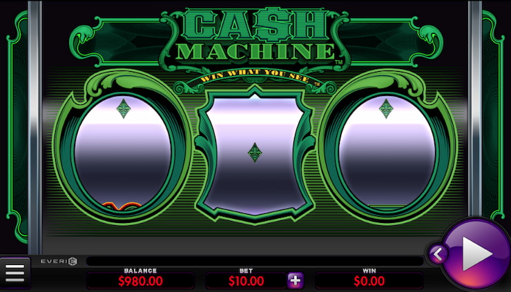 Cash Machine online slot gameplay.