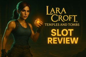 Lara Croft Temples and Tombs slot review.