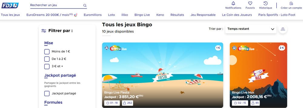 bonus sans depot fdj