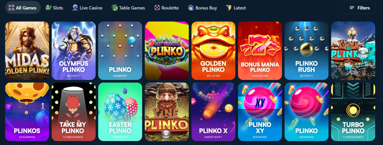 Plinko na wild.io