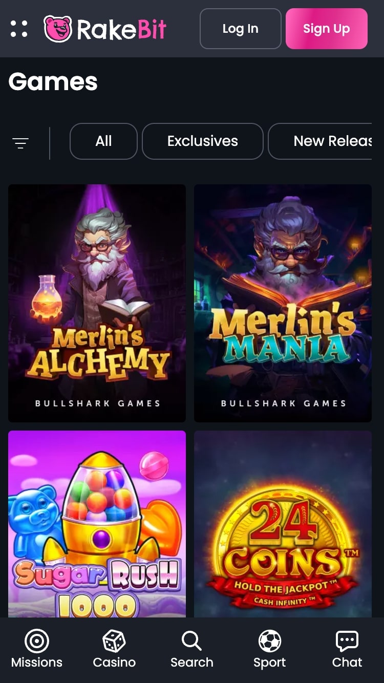 RakeBit casino bonuses and offers 