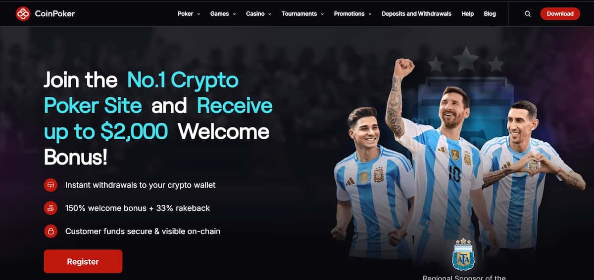 Online Poker site: CoinPoker