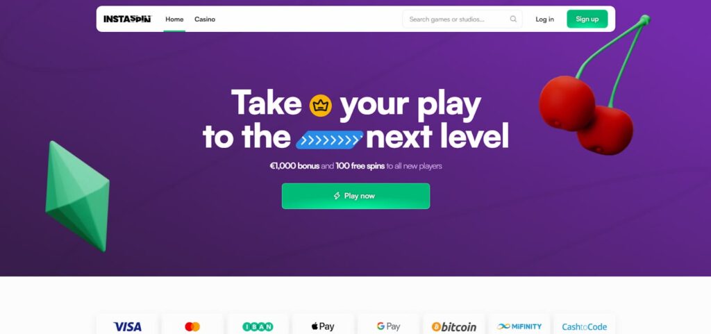 Instaspin – Едно от най-добрите онлайн казина за слот игри