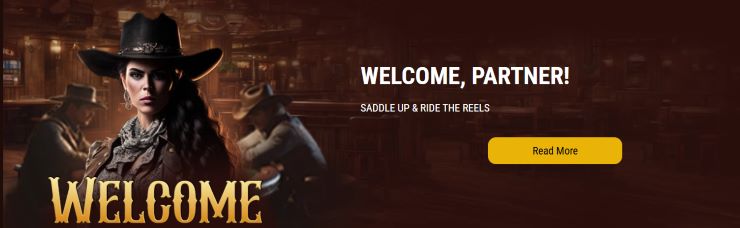 Lucky Creek Welcome Bonus Banner.